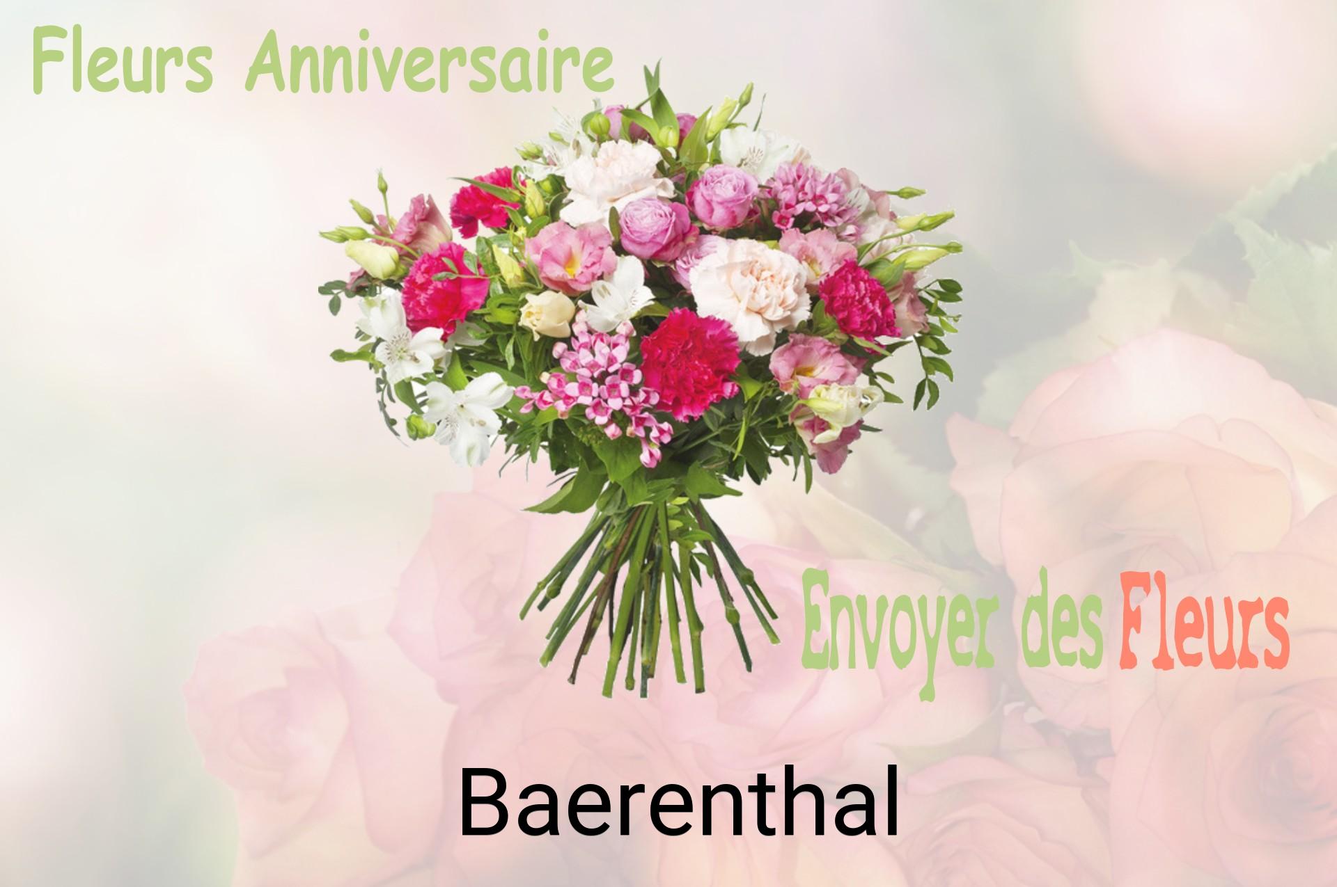 Bouquet de fleurs d’anniversaire livré à Baerenthal