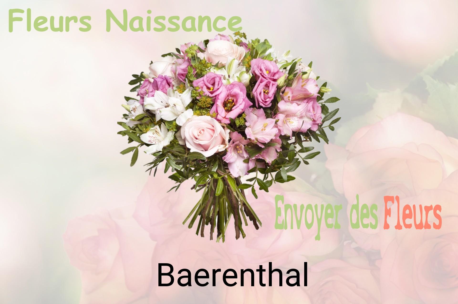 Bouquet de fleurs de naissance livré à Baerenthal